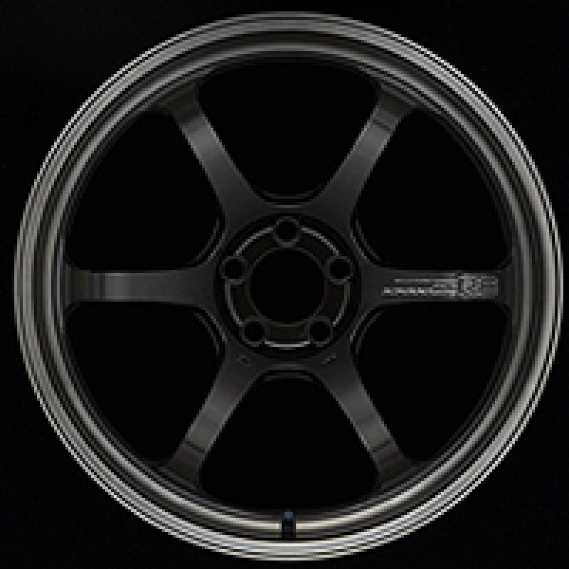 Advan R6 20x9.5 +35mm 5x114.3 Machining and Black Coating Graphite Whe ...