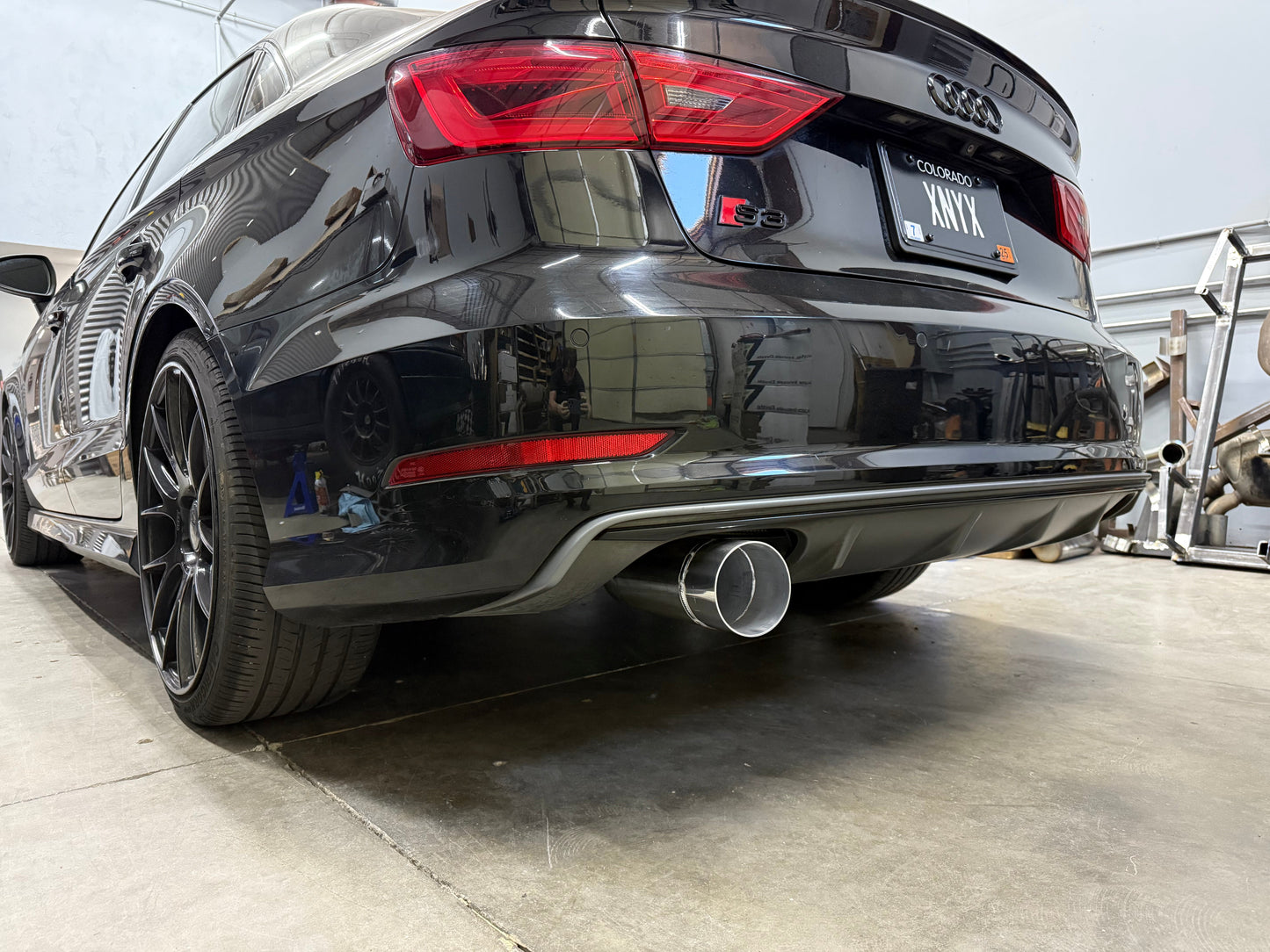CCdesign 8V Audi S3 Single Exit Catback Exhaust (Driver Side)