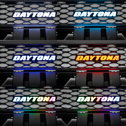Daytona LED Badge: (Multicolor Flow)