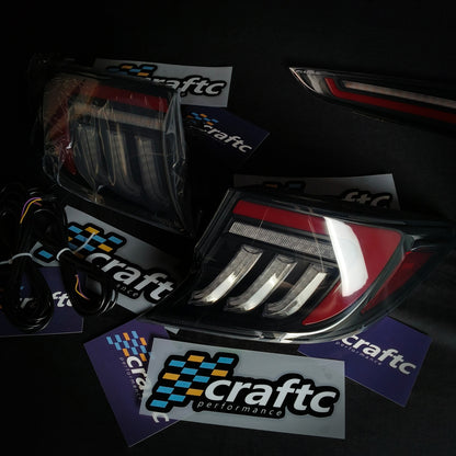 CraftC Performance "SMOKED" 2019-2026 Corolla Hatchback & GR Corolla Sequential Taillights