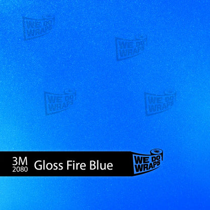 3M Gloss Fire Blue Tesla Charge Port Wrap | Model 3