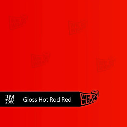 3M Gloss Hot Rod Red Tesla Emblem Decals (Front + Back) | Model S