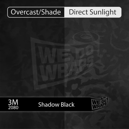 3M Shadow Black Camo Tesla Emblem Decals (Front + Back) | Model S
