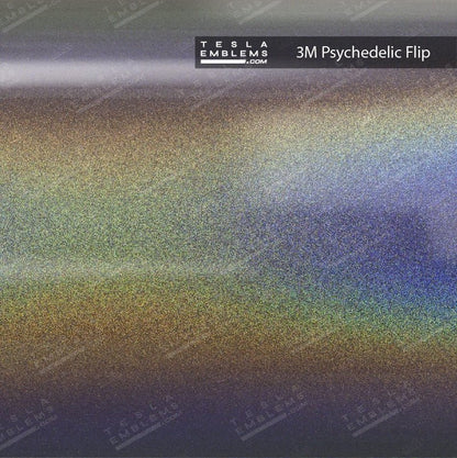 3M Satin Psychedelic Flip Tesla Autopilot Camera Side Marker Decals (2pcs)