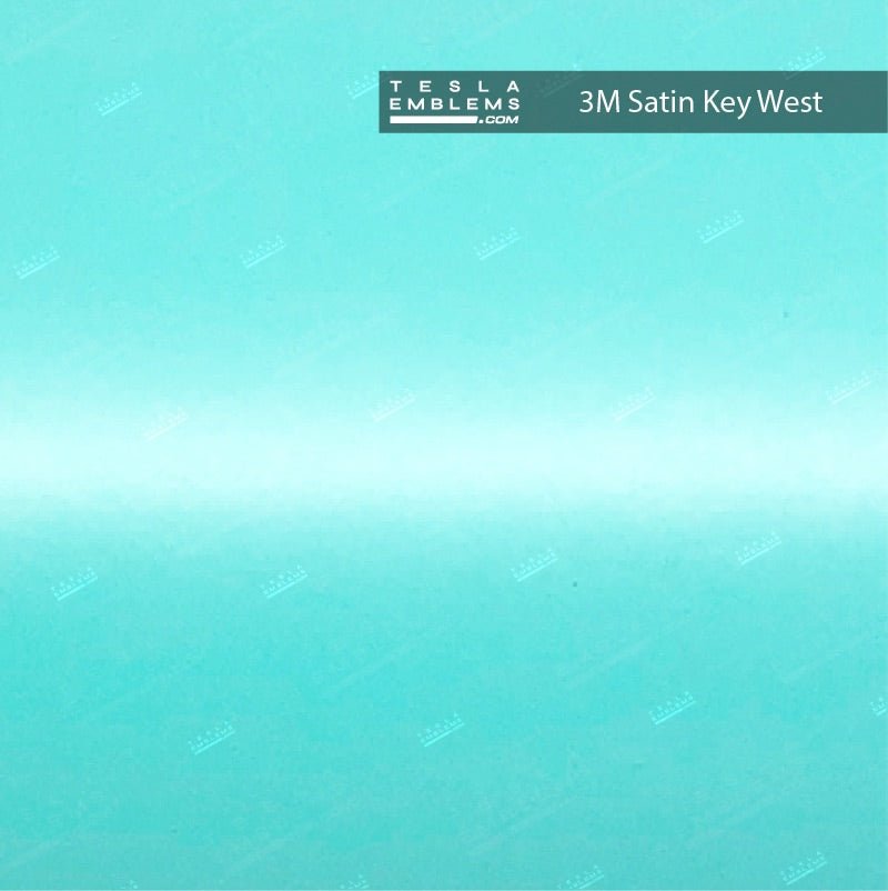 3M Satin Key West Tesla Door Handle Decals (4pcs)