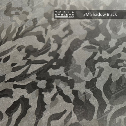 3M Shadow Black Camo | Tesla Center Console Wrap Kit | Model Y 2026