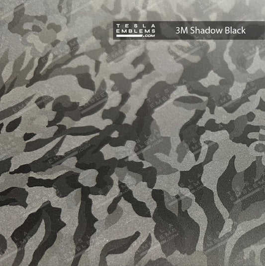 3M Shadow Black Camo | Tesla Center Console Wrap Kit | Model Y 2026