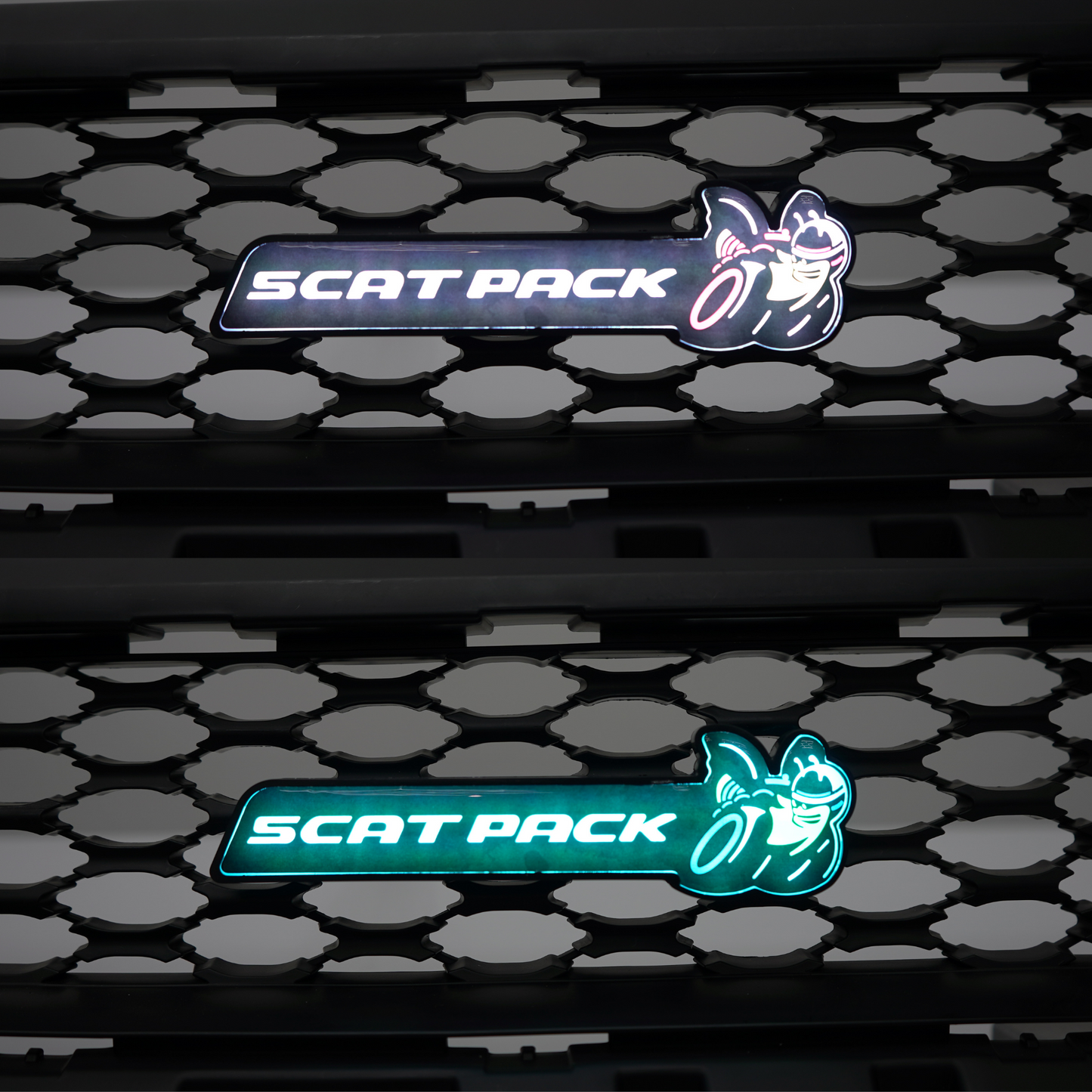 Scatpack LED Emblem Badge (Multicolor Flow)