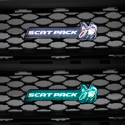 Scatpack LED Emblem Badge (Multicolor Flow)
