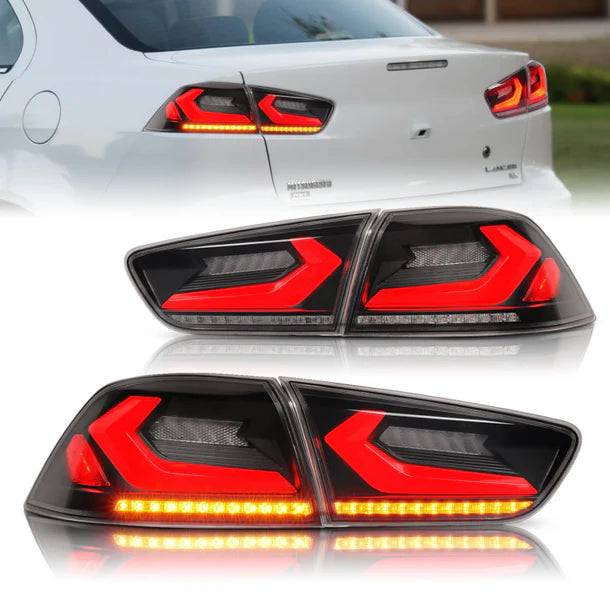 08 - 18 Mitsubishi Lancer Led tail lights (RGB or plug-play)