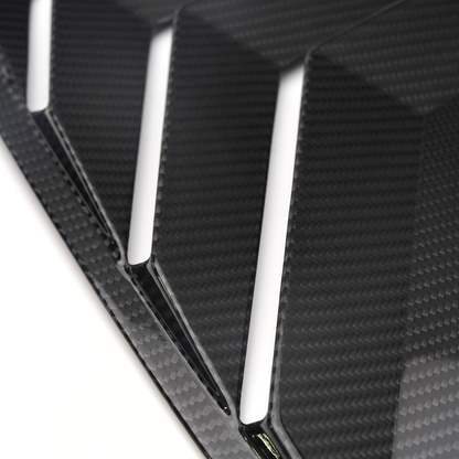 JDMuscle [23-24 Toyota GR Corolla] Carbon Fiber Rear Quarter Louvers Covers (2PC)