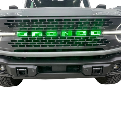 Bronco LED Emblem Letters (Multicolor Flow)
