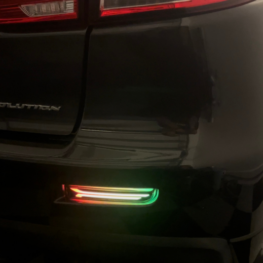 Lighting Trendz 2008-2017 Mitsubishi Lancer Evo X Flow Series Rear Bumper Reflector LED Kit