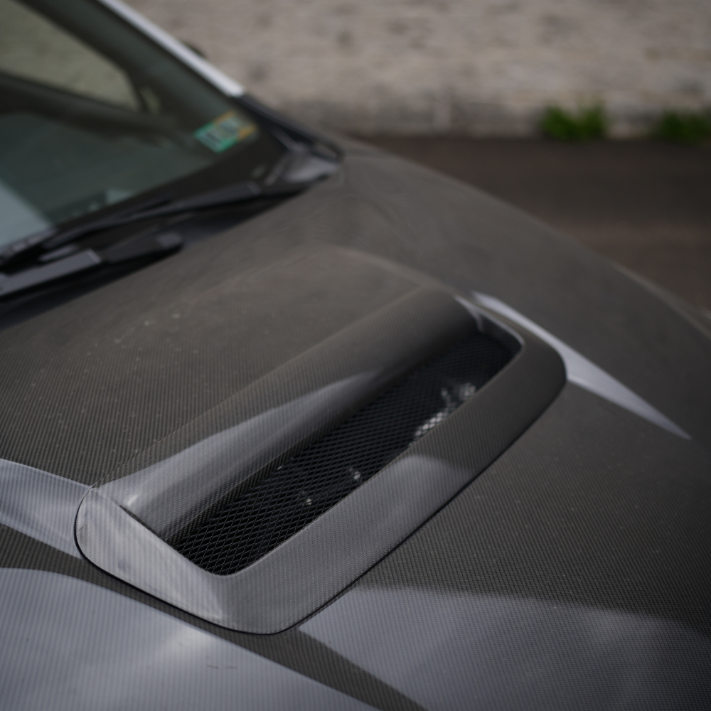 JDMuscle [22-25 WRX] Carbon Fiber FMIC Reverse Hood Scoop