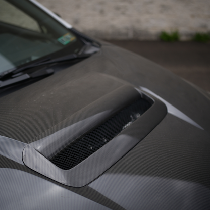 JDMuscle [22-25 WRX] Carbon Fiber FMIC Reverse Hood Scoop