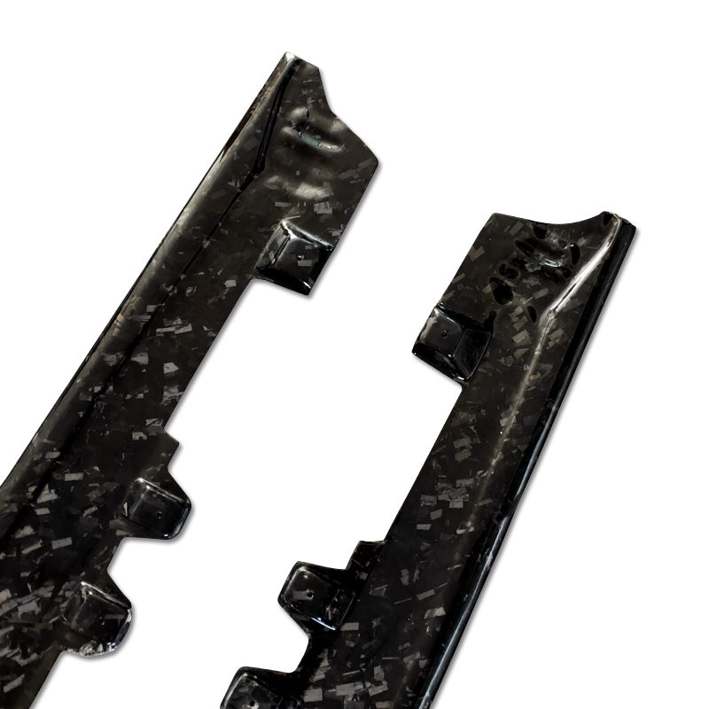 JDMuscle Tanso Carbon Fiber AT Style Side Skirt for 2020+ Toyota Supra