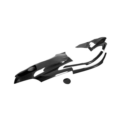 2015-2023 Mustang S550 Carbon Fiber A Pillars w/ Quarter Panel 4pc Skin Blueprint