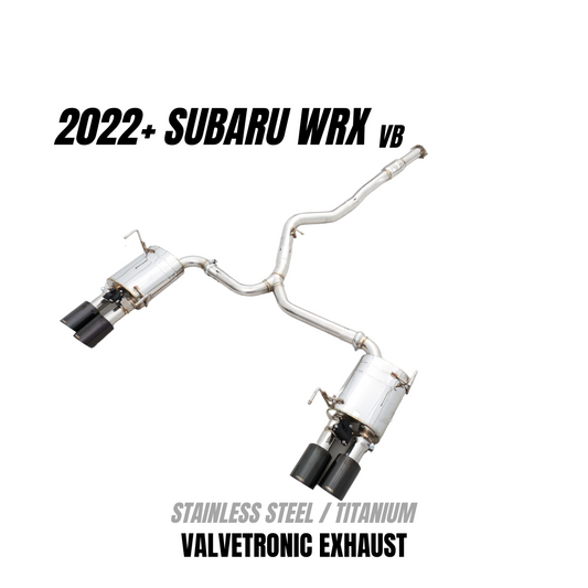 RES x JDMuscle [22-25 WRX] Valvetronic Catback Exhaust MT&CVT