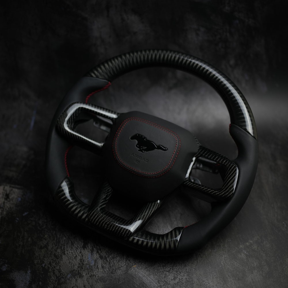 2024-2026 Ford Mustang S650 Custom Steering Wheel by Exclusive Steering