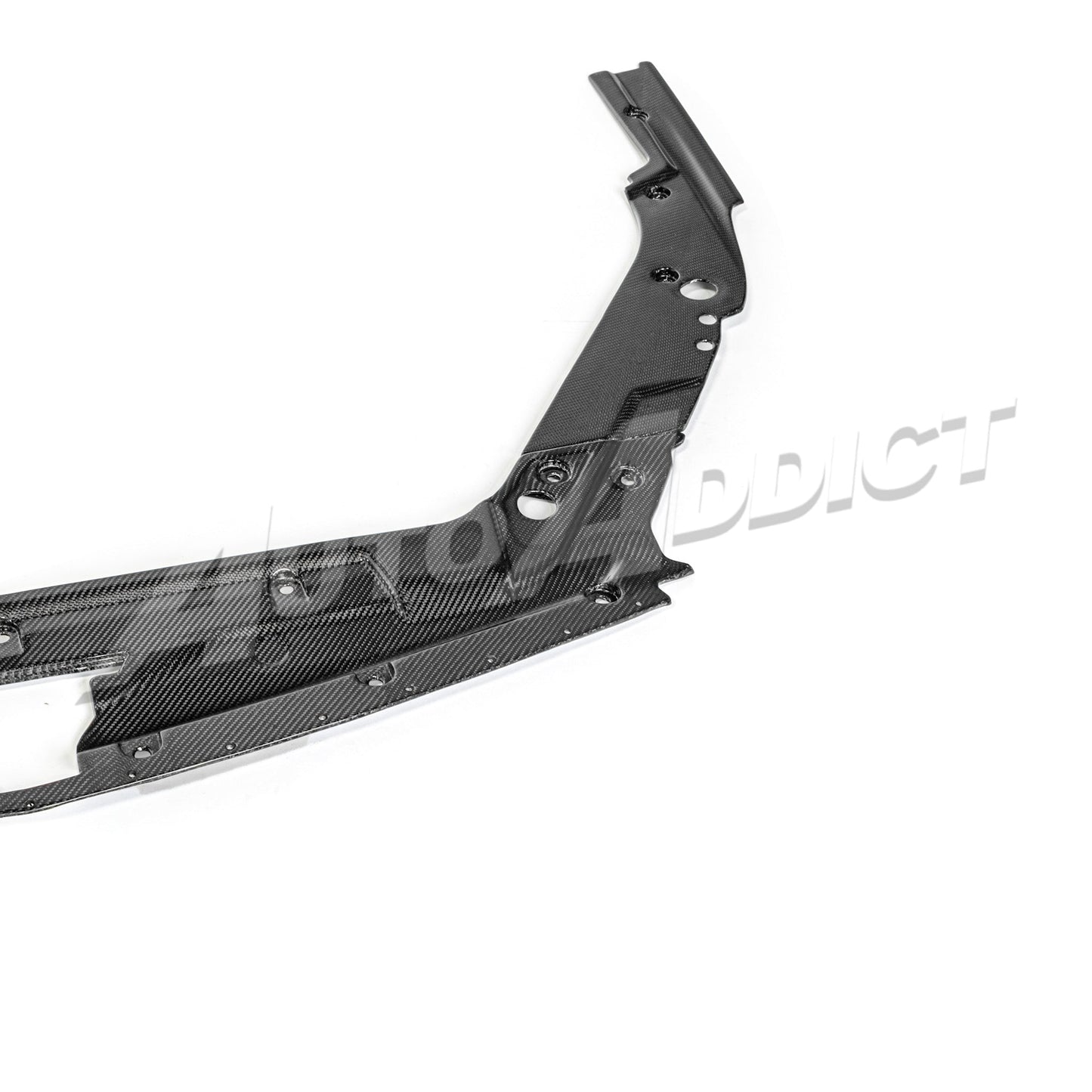 2020-2024 Cadillac CT5-V Blackwing Engine Panel Trim Radiator Cover Gloss Carbon Fiber 3pc Kit