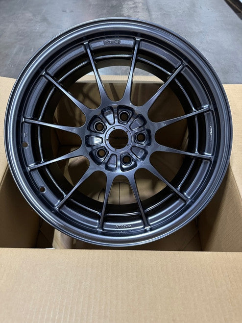 Enkei NT03+M 18x9.5 5x108 40mm Offset 72.6mm Bore Gunmetal Wheel MOQ 40