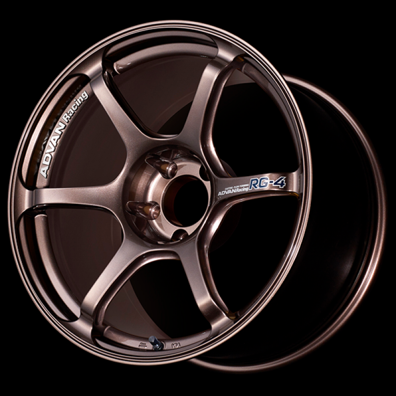 Advan RG-4 17x7.5 / +38 Offset / 4x100 / 63mm Bore / Racing Copper Bro ...