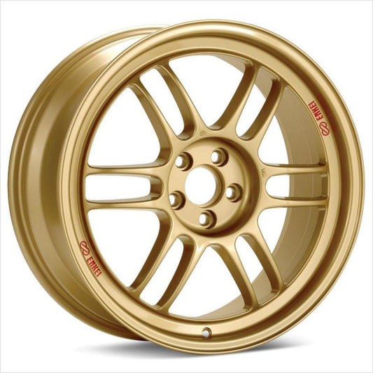Enkei RPF1 15x7 4x100 35mm Offset 73mm Bore Gold Wheel (Minimum Quantity of 40)