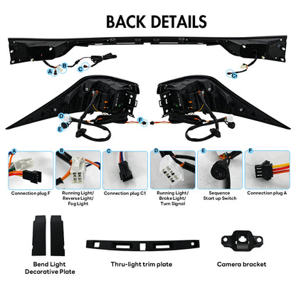 NTXGlow RGB Tail Lights 2014-2021 Lexus IS250 IS300 IS350 IS500 IS200t