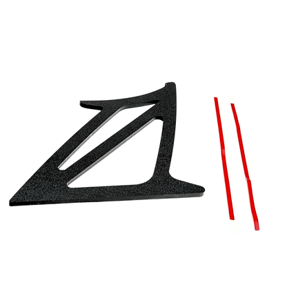 JDMuscle [22-25 STI] Gloss Black / Paint Matched Wing Stabilizer V1 (Check Description for Fitment)