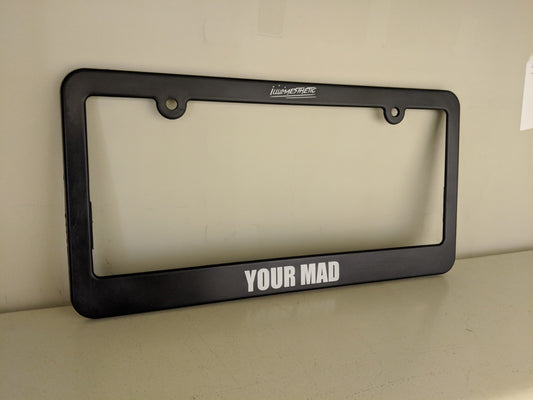Illumaesthetic Custom Plate Frame (Simple Text)