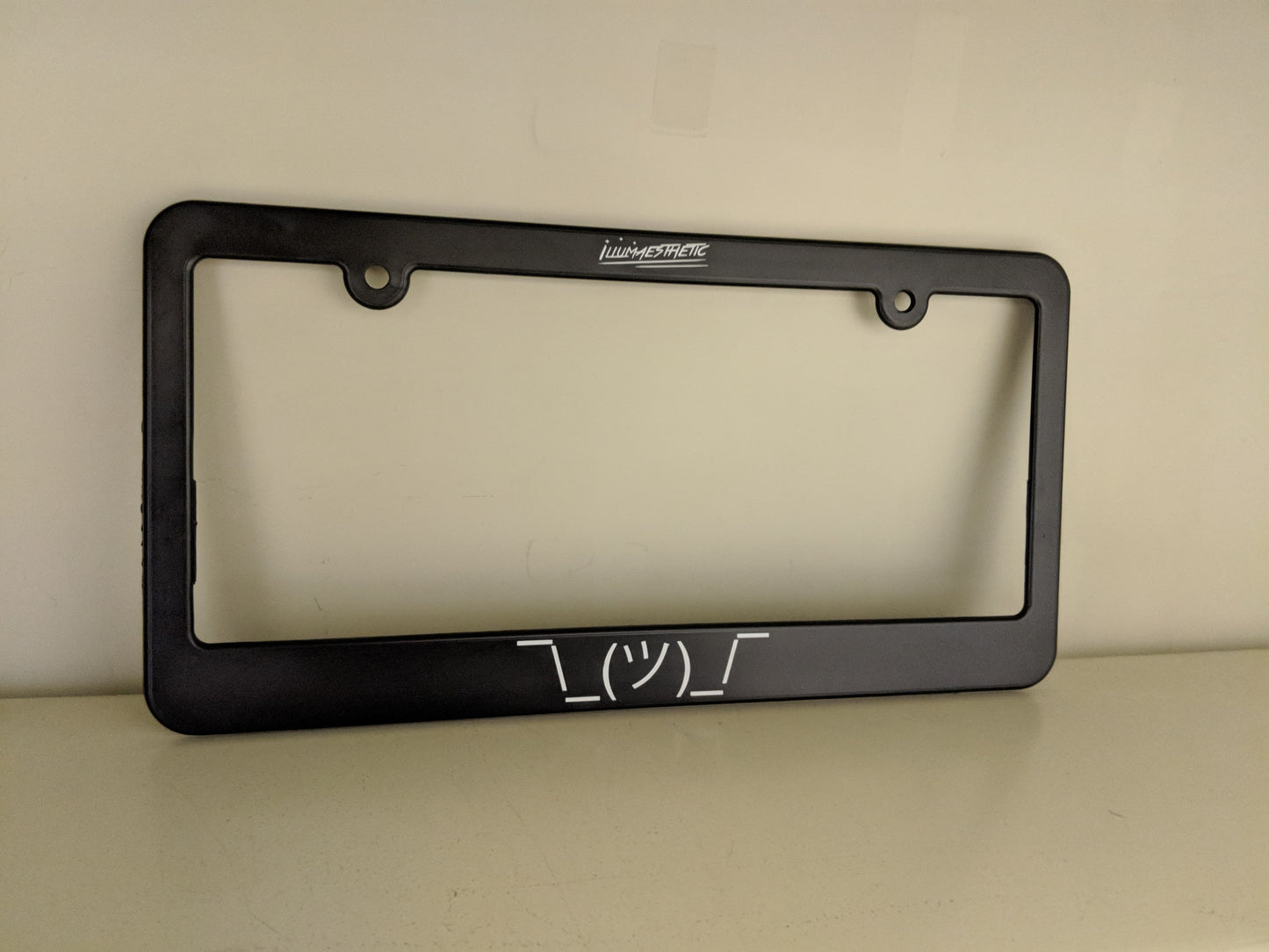 Illumaesthetic Custom Plate Frame (Simple Text)
