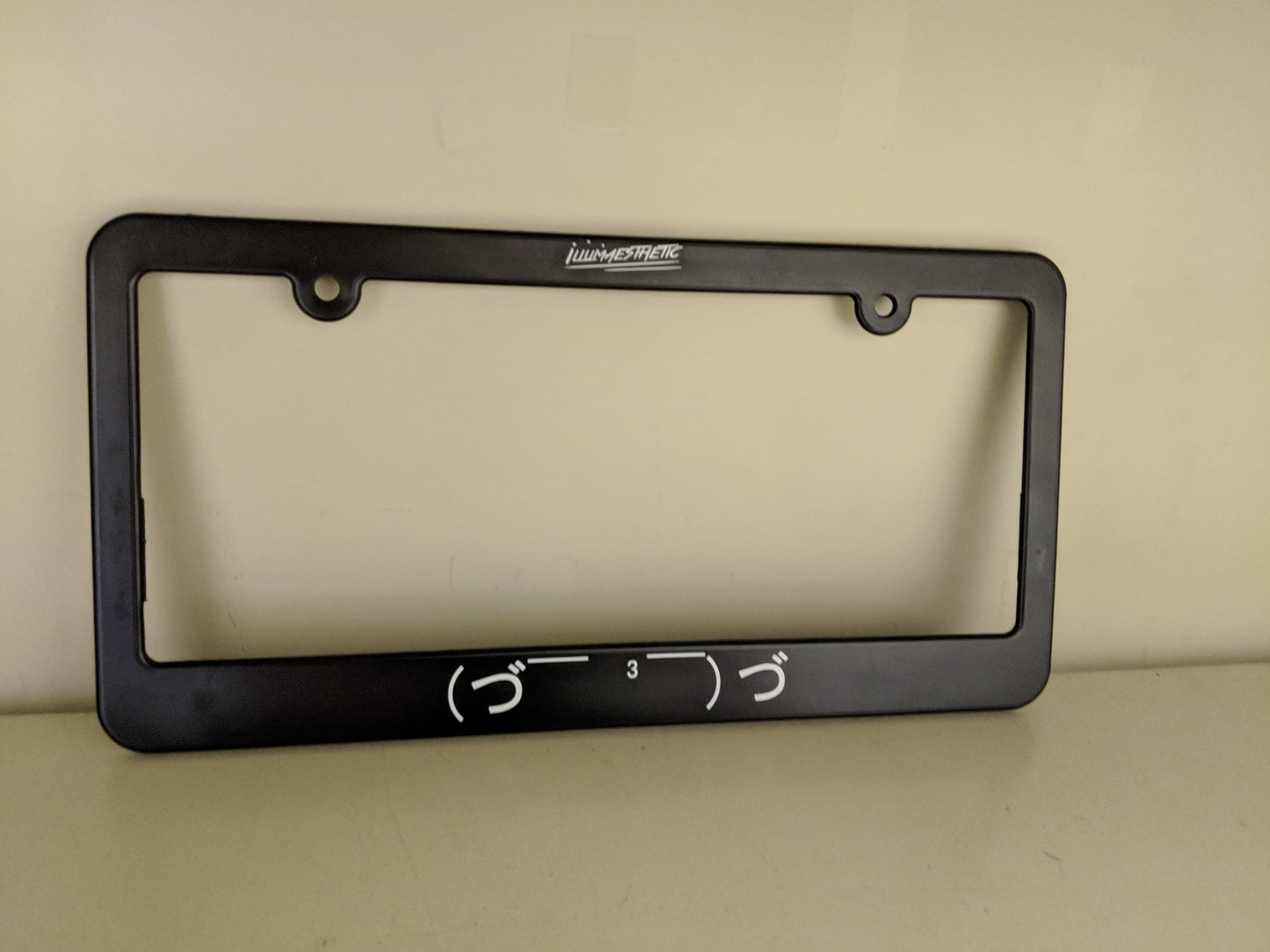 Illumaesthetic Custom Plate Frame (Simple Text)