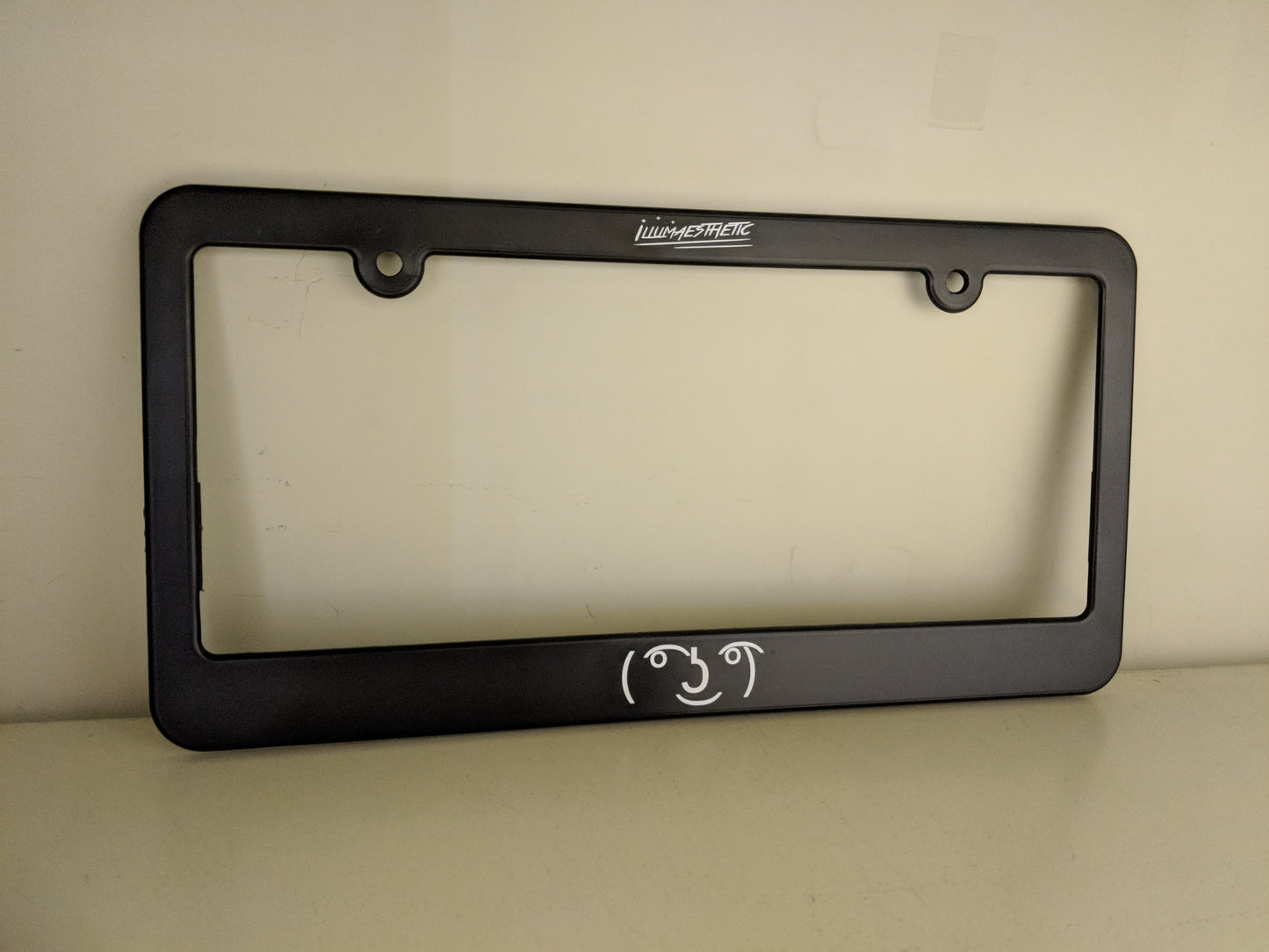 Illumaesthetic Custom Plate Frame (Simple Text)