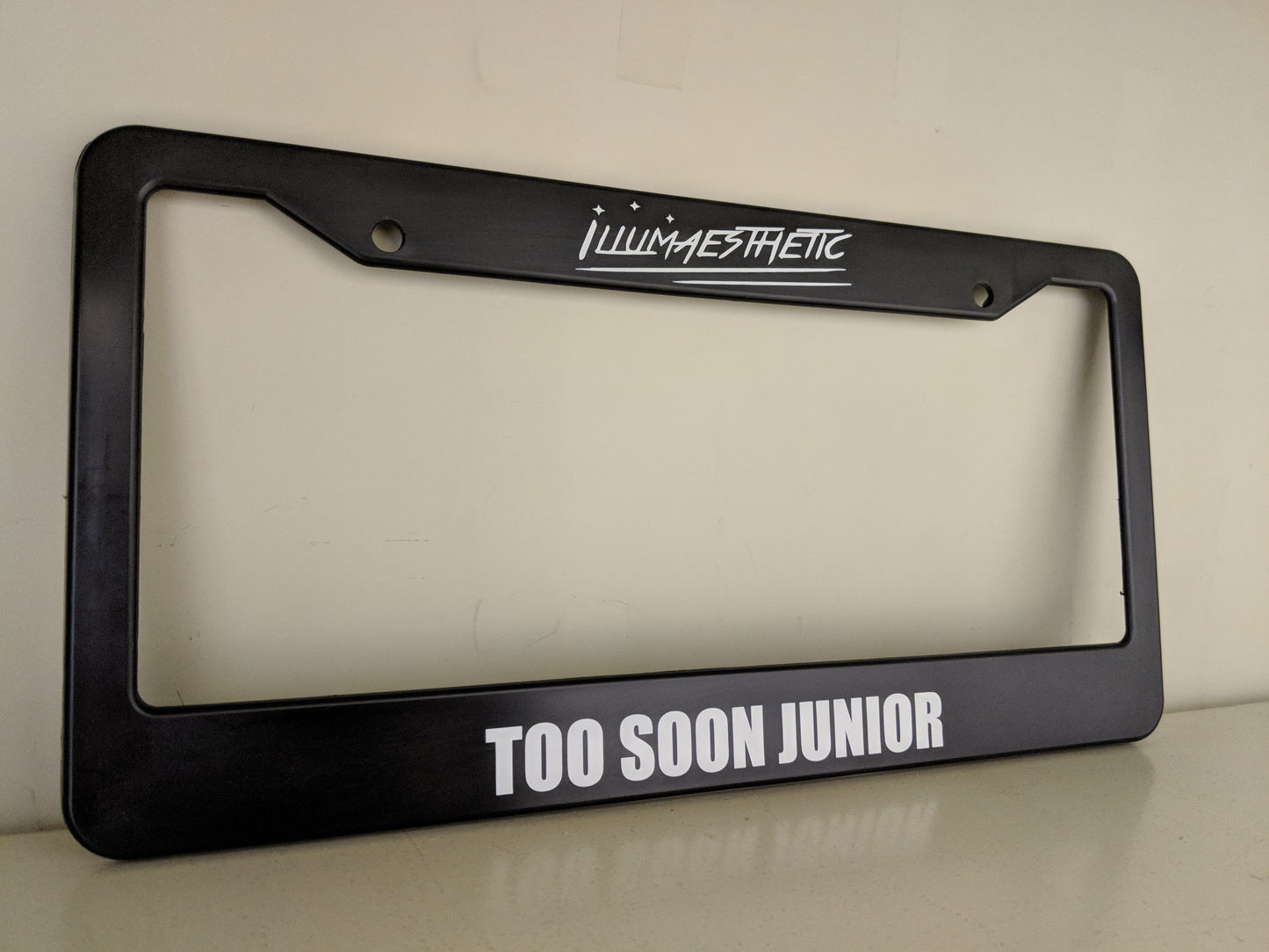 Illumaesthetic Custom Plate Frame (Simple Text)