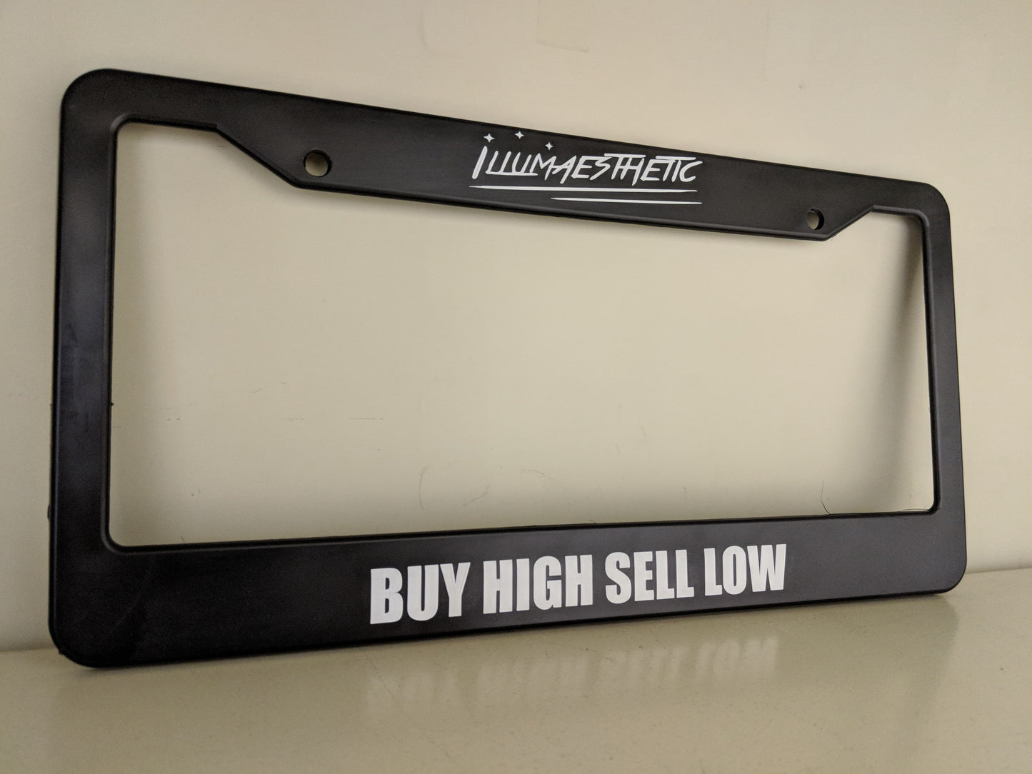 Illumaesthetic Custom Plate Frame (Simple Text)
