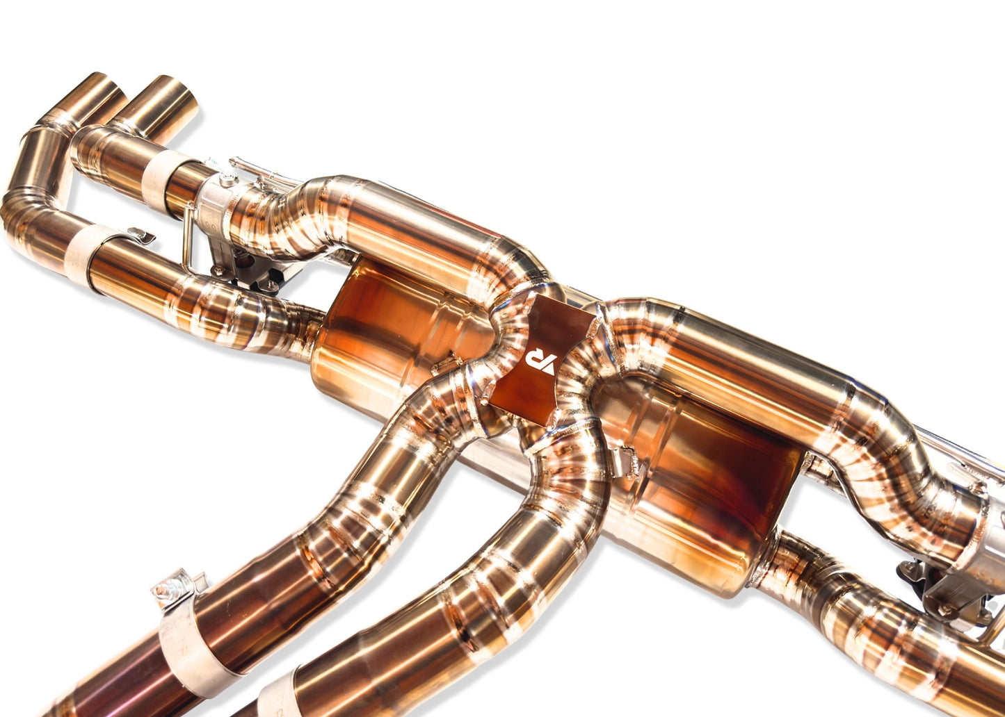 Yonristic Audi RSQ8 Exhaust VANTA Edition Valved Catback Doulbe X-pipe 3''