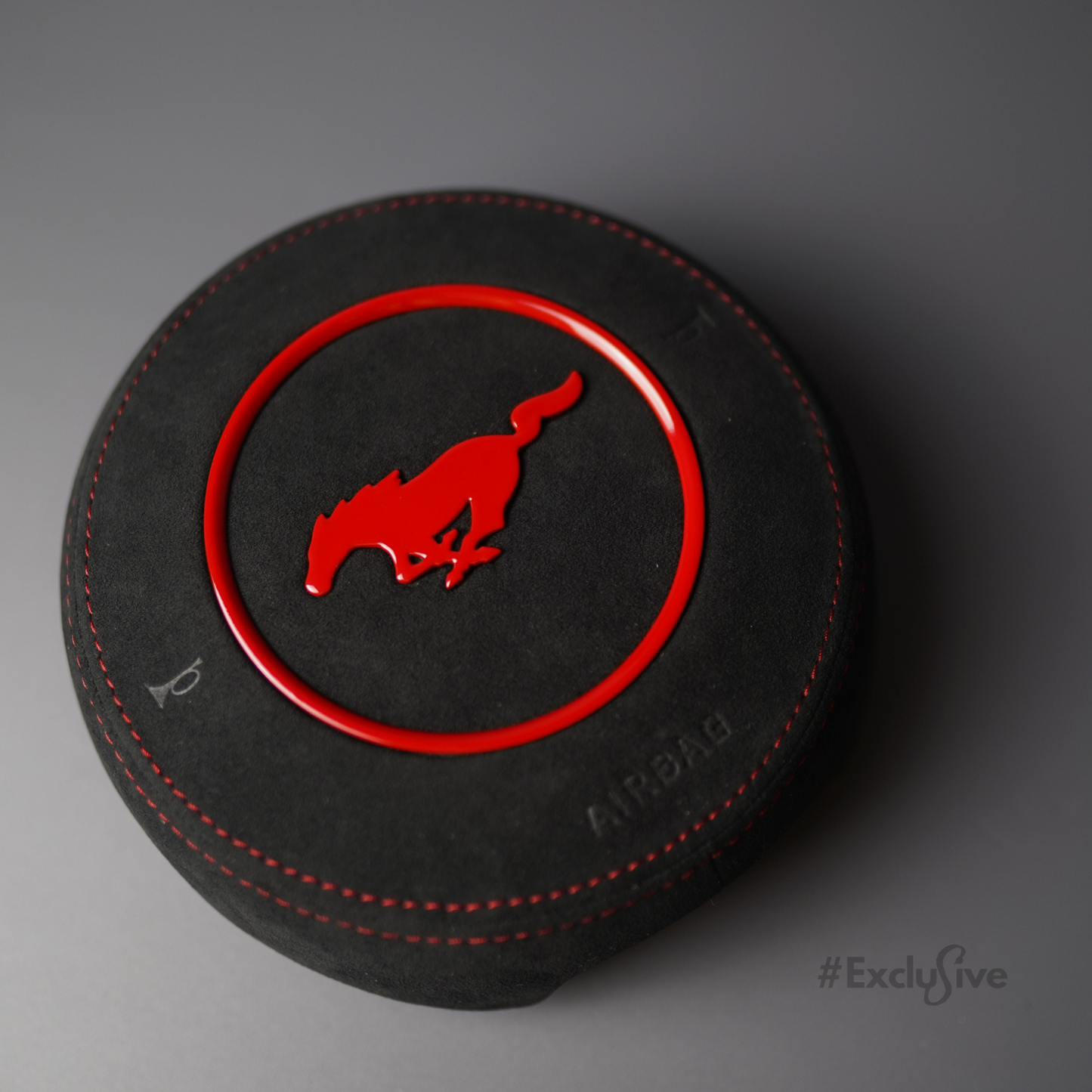 Exclusive Steering Custom Airbag Cover 18-23 Ford Mustang