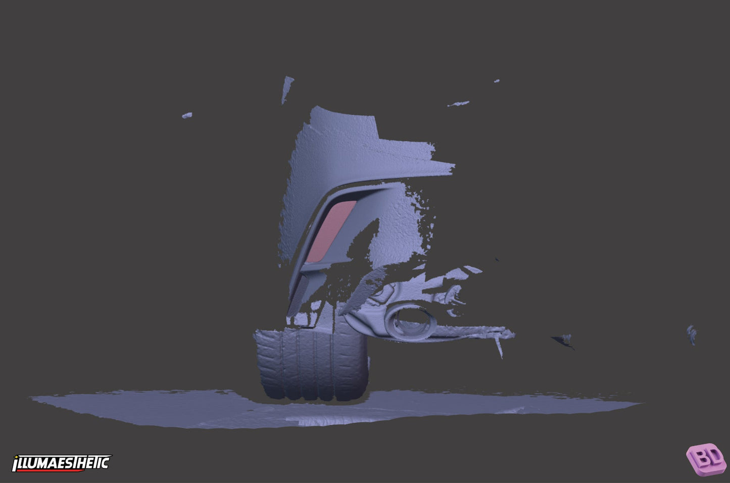 Lexus IS (XE30) 3D Scan (Facelift, 2020+)