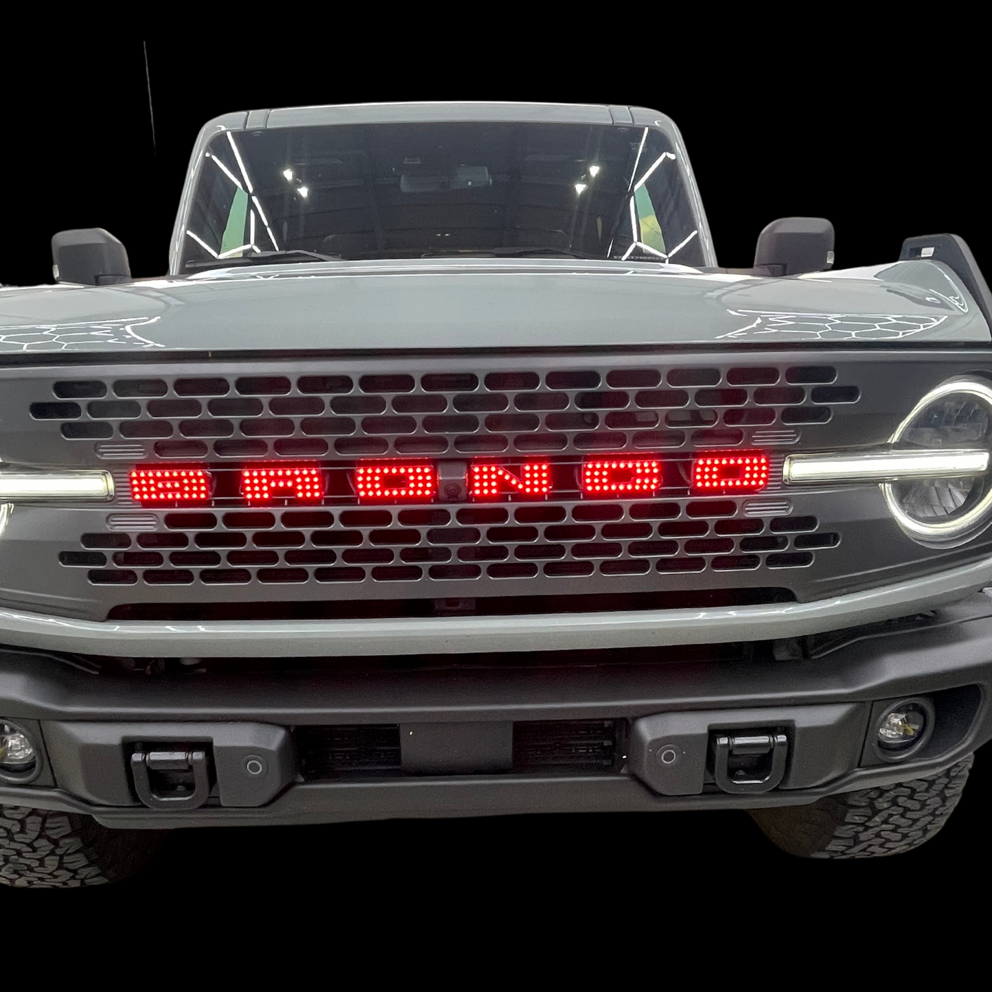 Bronco LED Emblem Letters (Multicolor Flow)