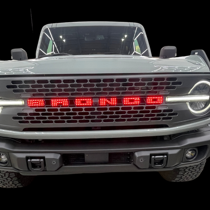 Bronco LED Emblem Letters (Multicolor Flow)