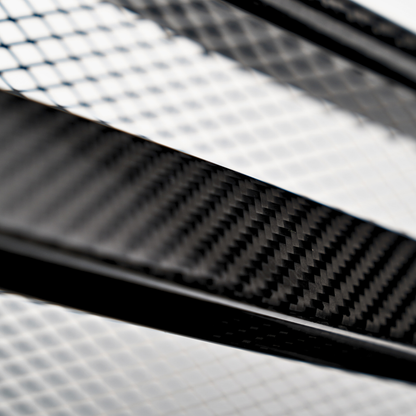 JDMuscle [22-25 WRX] Carbon Fiber Front Bumper Grille V2