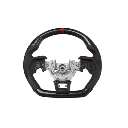 Racing Art [22-25 WRX] Carbon Fiber Steering Wheel - Leather / Suede