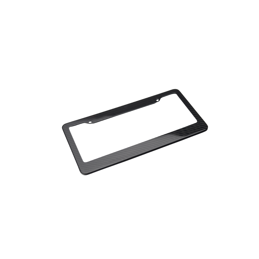 JDMuscle Pre Preg Carbon Fiber License Plate Frame | 2x2 or Forged Weave