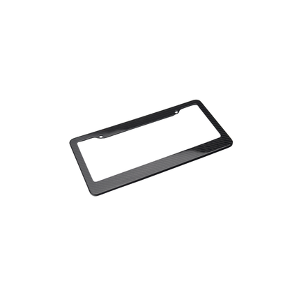 JDMuscle Pre Preg Carbon Fiber License Plate Frame | 2x2 or Forged Weave