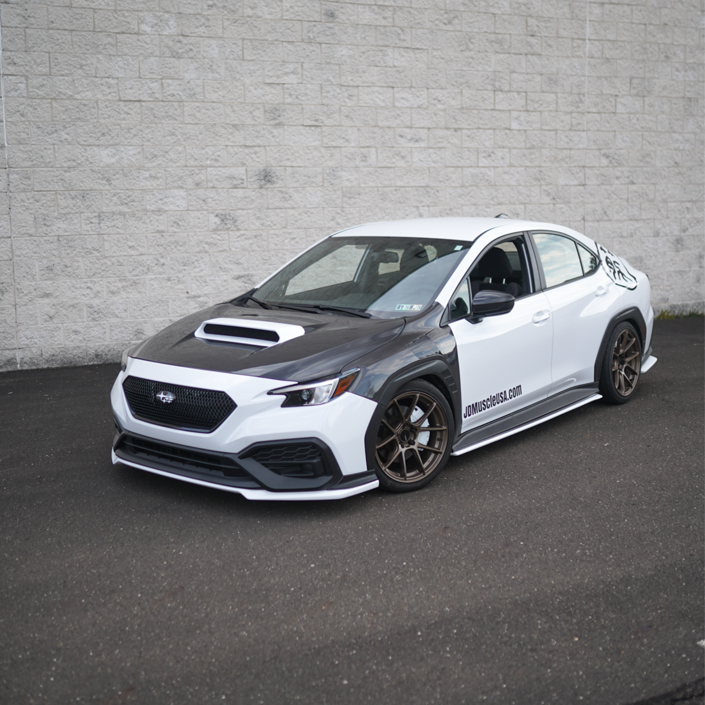 JDMuscle [22-25 WRX] Carbon Fiber/FRP Vented Fenders