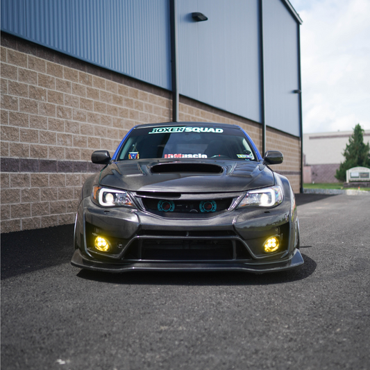 JDMuscle [10-14 WRX / 08-14 STI] VS Style Front Bumper - FRP / Carbon Fiber