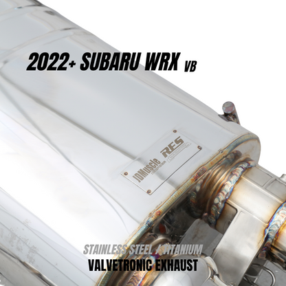 RES x JDMuscle [22-25 WRX] Valvetronic Catback Exhaust MT&CVT