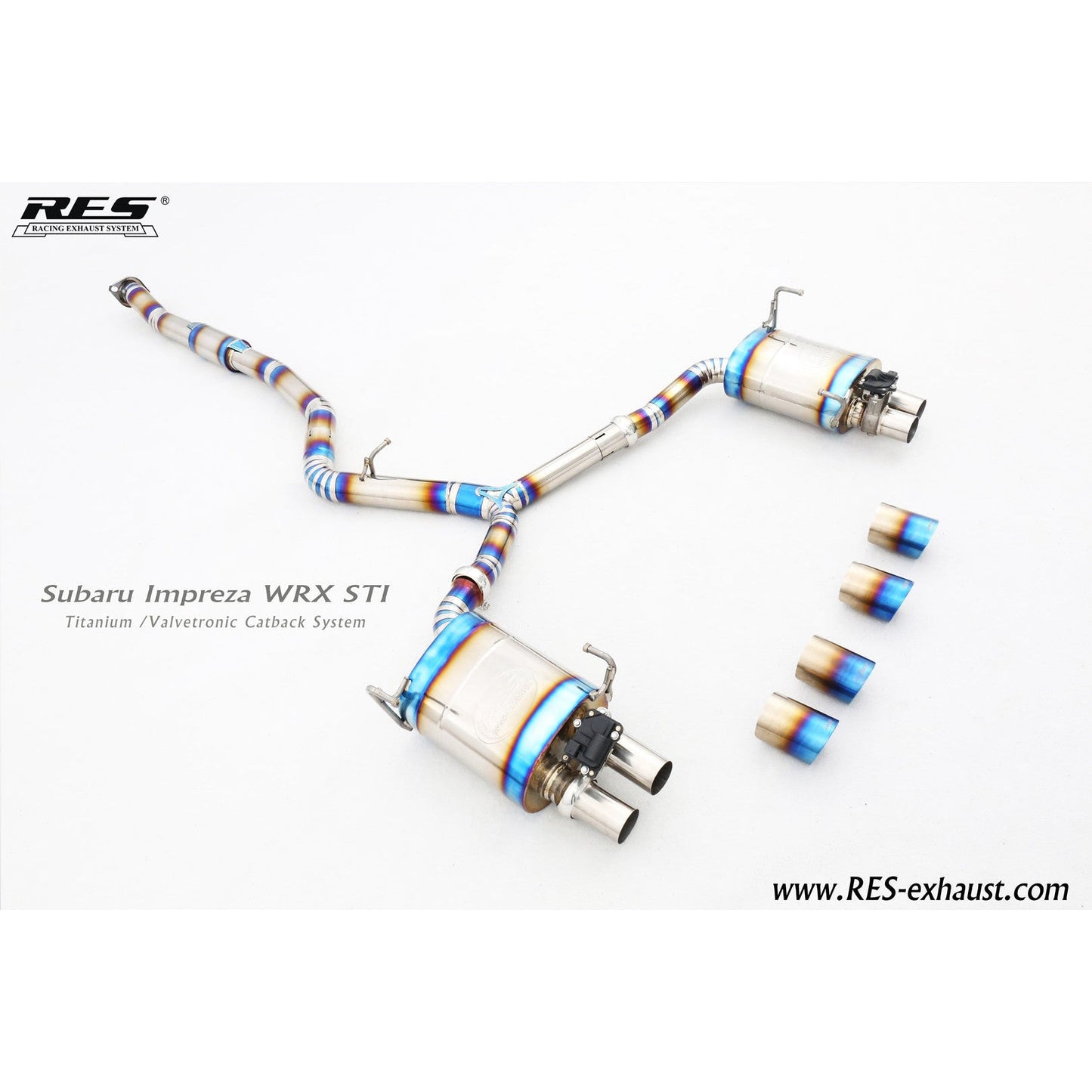 RES X JDMuscle 15-21 WRX/STI Valvetronic Catback Exhaust MT&CVT