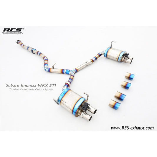 RES X JDMuscle 15-21 WRX/STI Valvetronic Catback Exhaust MT&CVT