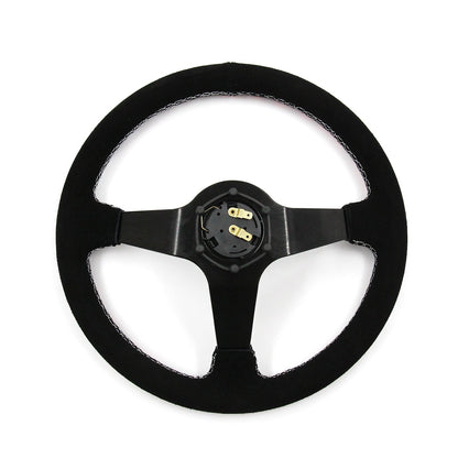 Universal Have Faith 350mm 3"Deep Dish 6-Bolt Steering Wheel | 150 Entries